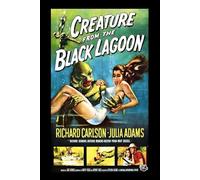 Creature from The Black Lagoon Journal: 6x9 inches composition notebook featuring 110 lined pages, white paper and glossy cover