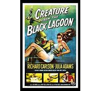 Creature From The Black Lagoon Retro Movie Poster Journal: Vintage Horror Movie Notebook