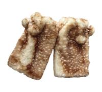 Creature Headgear - Deer Horn Printed Cosplay Prop, Kawaii Furry Covering, Gentle Touch Winter Topper, Fun Themed Apparel Item | Vacations Trips Chilly Climate Anniversaries Events Masquerade