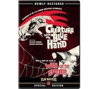 CREATURE WITH THE BLUE HAND (1967) WITH BONUS FILM, WEB OF THE SPIDER
