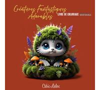 Créatures Fantastiques Adorables : Livre de Coloriage Grayscale: 25 Bébés Monstres et Animaux Légendaires. Portraits Réalistes en Niveaux de Gris pour Adultes et Adolescents.