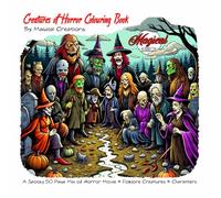 Creatures of Horror Colouring Book: A Mix of 50 Characters from Movies & Folklore