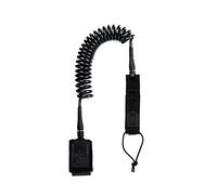 Creatures of Leisure Creatures Sup Ankle Coill Leash 10'0" Negro, Adultos Unisex, Unicolor, Talla única