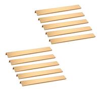 Creatwls 10 pcs Perillas del Armario Cajón de Cocina Tirador Manijas Oculto Tirador para Muebles de Gabinete Cajón Perilla Puerta Pomo