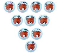 Creatwls 10 piezas Tira de Las Perillas de Cerámica para el Gabinete, Decoración de Cajón de la Habitación de los Niños Pomo de puerta Tiradores de Cerámica para Cajón