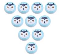 Creatwls 10 piezas Tira de Las Perillas de Cerámica para el Gabinete, Decoración de Cajón de la Habitación de los Niños Pomo de puerta Tiradores de Cerámica para Cajón