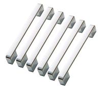 Creatwls Tiradores para Tuerta de Cocina Manija del Cajón Armario Puerta Tiradores, 6 unidades Perillas del Armario Cajón de Cocina Tirador Manijas, Aleación de Zinc