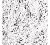 Creavvee Papel triturado para regalo, material de protección y decoración, 100 g, color blanco