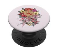 Crece A TRAVÉS DE LO Que PASAS Flowers Meme PopSockets PopGrip Adhesivo