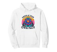 Crece a tu Propio Ritmo Colorido Bloom Apoyo para el Autismo Sudadera con Capucha
