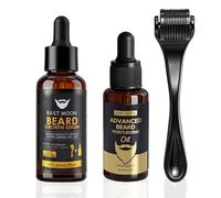 Crece Barba Kit,Kit Crecimiento Barba,Aceite/Rodillo