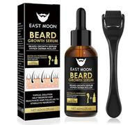 Crece Barba Kit,Kit de Crecimiento de la Barba,Kit Crecimiento Barba,Aceite Barba con Rodillo,Estimula el Bigote y el Crecimiento,Crecer Barba,Regalos de Cumpleaños para Hombres,Papá (60 ml)