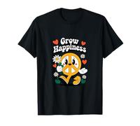 Crece la felicidad: linda paz y positividad Camiseta