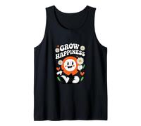 Crece la felicidad: linda paz y positividad Camiseta sin Mangas