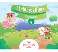 CRECELETRAS LECTOESCRITURA 4 CUADRÍCULA - 9788468332475