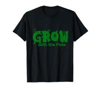 Crecer con la motivación botánica Flow Camiseta