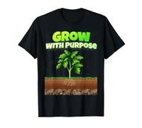 Crecer con propósito Esenciales de la vida como un jardín de sabiduría Camiseta