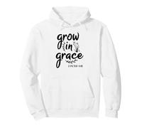 Crecer en Gracia Biblia Religiosa Sudadera con Capucha