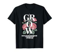 Crecer en Gracia Conocimiento Jesucristo 2 Pedro 3:18 Camiseta
