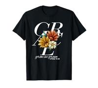 Crecer en Gracia Cristiano evangelista Verso religioso Camiseta