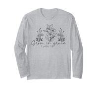 Crecer en Gracia Cristianos Hombres y Mujeres Agradecidos Manga Larga