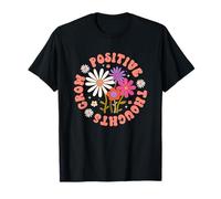 Crecer Pensamientos Positivos Flower Power Camiseta