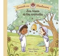 Creciendo con Montessori. Libro de cartón - Las casas de los animales (Pequeñas manitas)
