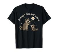 Creciendo un pequeño Mapache Salvaje, Lindo Animal, Basura, Panda, Amante Camiseta