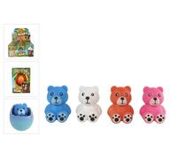 Creciente ositos de peluche en huevo 4ass 6cm