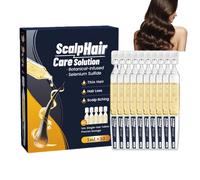 Crecimiento del cuero cabelludo - Ayuda para el crecimiento del cabello, nutrición de raíces para desprendimiento, mezcla de humedad calmante con efecto refrescante, colección de belleza, uso