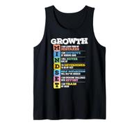 Crecimiento Mindset Aula Motivación Cerebral Emprendedor Camiseta sin Mangas