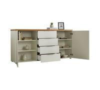 Credenza de 4 estantes en madera nobilitada