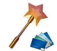 Credit Card Wand For Adults - 3D Printed Kids Payment Stick, Magic Payment Wand Accessory, 15x30cm Dimensions, High-Strength Polymer Qualiity, Smmooth Precision-Layered Surrface - For Tech Lovers