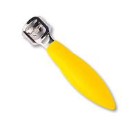 Credo Popart - Rallador de callos, color amarillo y cromado