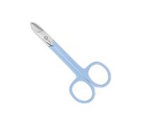 Credo Solingen Soporte uñas tijeras, curvada, Pop Art, niquelado, color azul