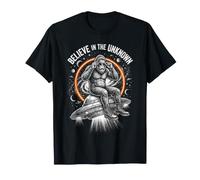 Cree en el Misterio Espacial críptido del OVNI Desconocido Bigfoot Camiseta