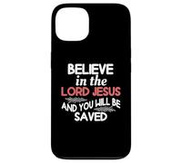 Cree en el Señor Jesús y serás Salvo Carcasa para iPhone 13