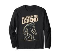 Cree en la Leyenda Bigfoot Sasquatch Cryptid Folklore Manga Larga