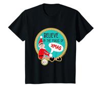 Cree en la Magia de Elfie Christmas Kids Camiseta
