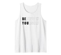 Cree en ti mismo Be You Self Love Positive Vibe Camiseta sin Mangas