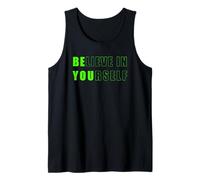 Cree en ti mismo Be You Self Love Positive Vibe Camiseta sin Mangas