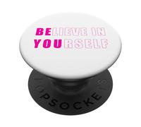 Cree en ti mismo Be You Self Love Positive Vibe PopSockets PopGrip Adhesivo