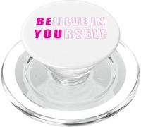 Cree en ti mismo Be You Self Love Positive Vibe PopSockets PopGrip para MagSafe