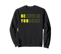 Cree en ti mismo Be You Self Love Positive Vibe Sudadera