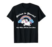 Cree en ti mismo incluso cuando nadie más hace unicornio Camiseta