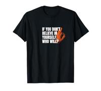 Cree en ti mismo Motivacional Streetwear Tipografía Camiseta