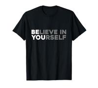 Cree en ti Mismo Sé el Genuino tú Motivacional Positivo Camiseta
