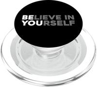 Cree en ti Mismo Sé el Genuino tú Motivacional Positivo PopSockets PopGrip para MagSafe