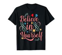 Cree en ti Mismo - Tipografía de Citas positivas motivacionales Camiseta