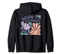 Cree en tu mensaje mágico inspirador Sudadera con Capucha